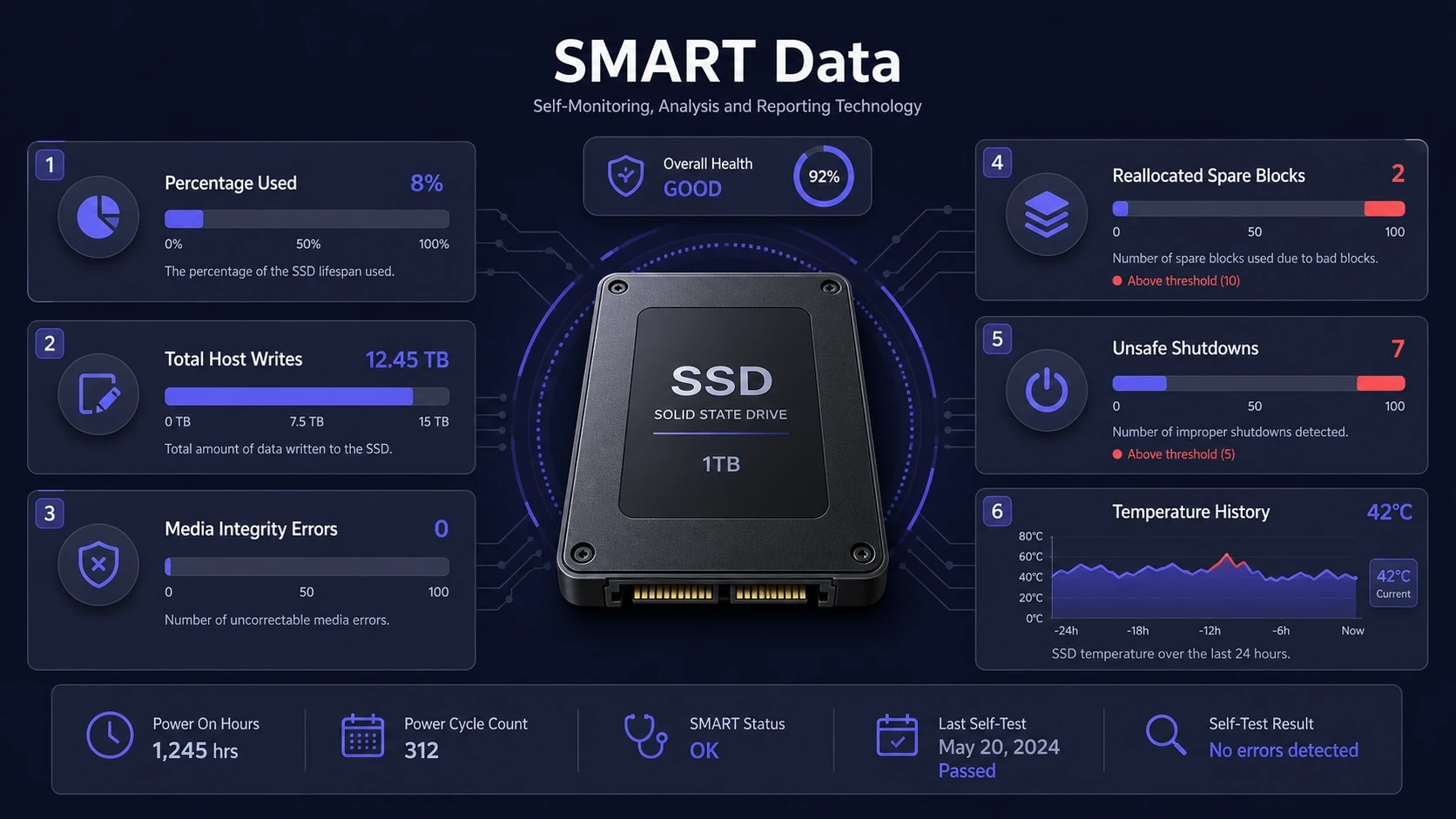 Check SSD Health With SMART Data