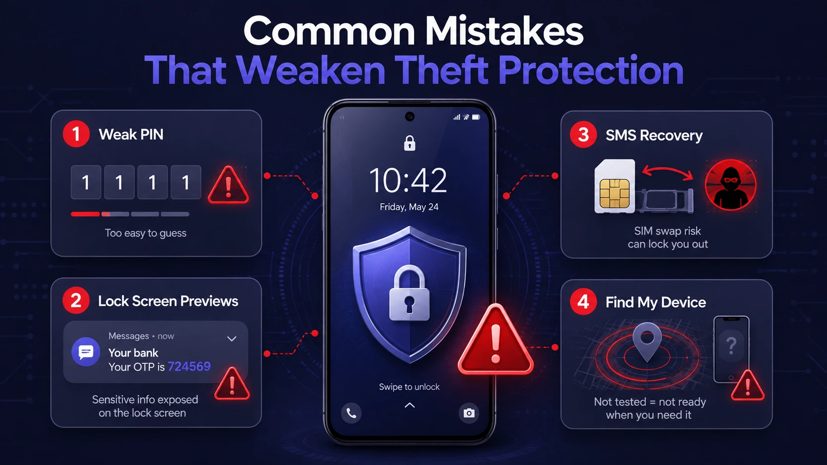 Common Mistakes That Weaken Theft Protection