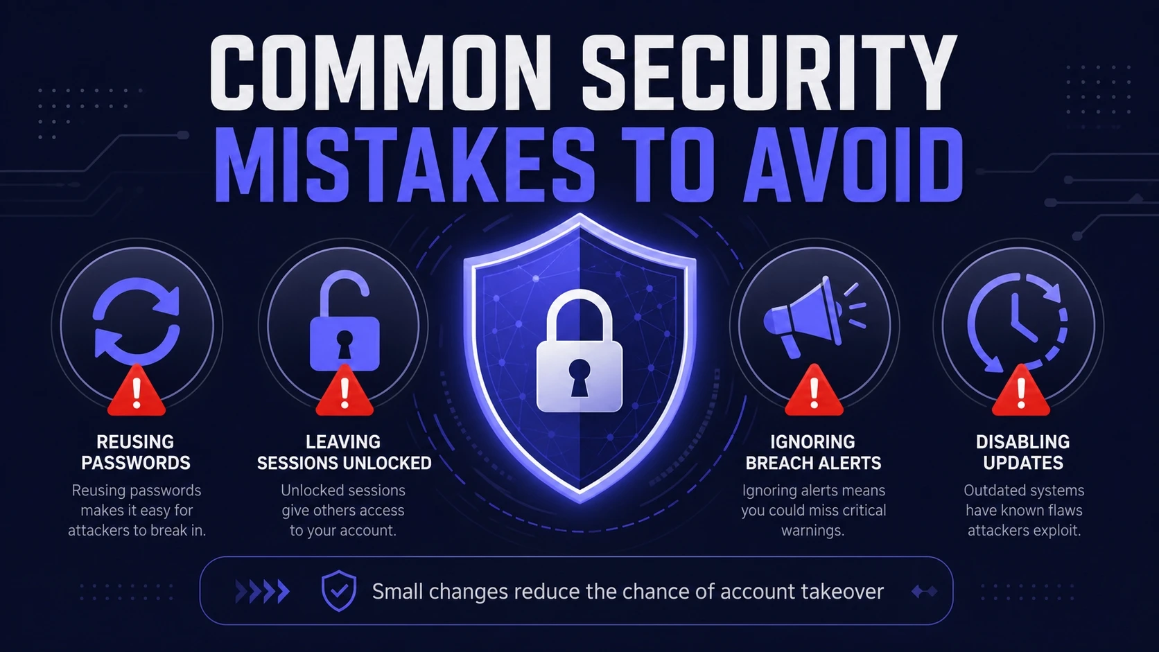 Common Security Mistakes To Avoid