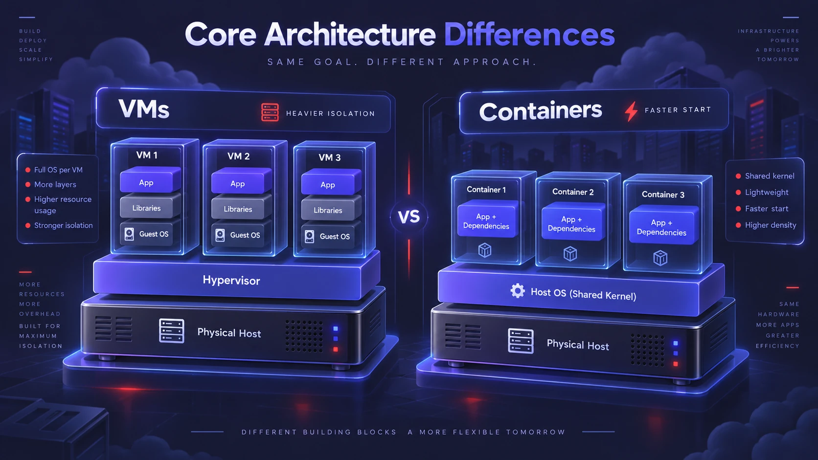 Core Architecture Differences