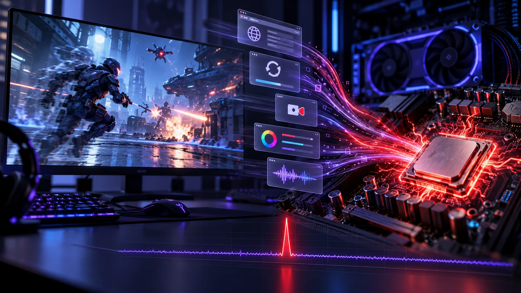 CPU Bottlenecks and Background Spikes