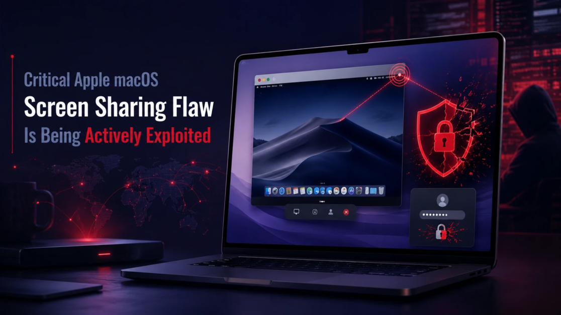 Critical Apple macOS Screen Sharing Flaw Is Being Actively Exploited
