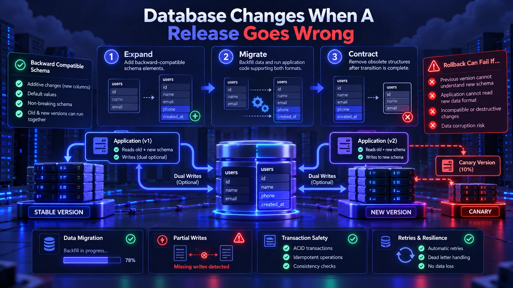 Database Changes When A Release Goes Wrong