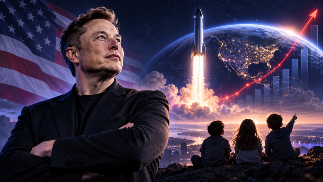 Elon Musk Pledges SpaceX Shares to Every US Child in 2027