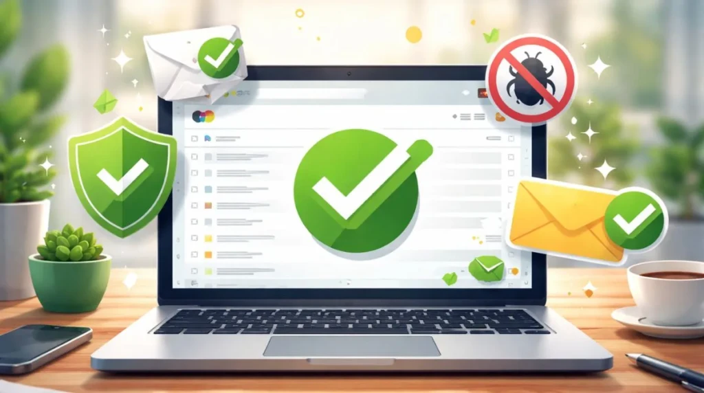 Gmail inbox showing spam filtering system working correctly after misclassification issue fix