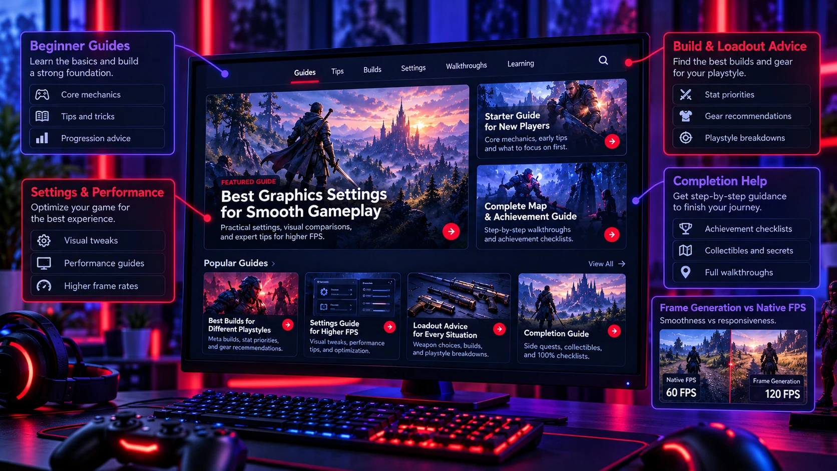 Guides, Tips, and Learning Content
