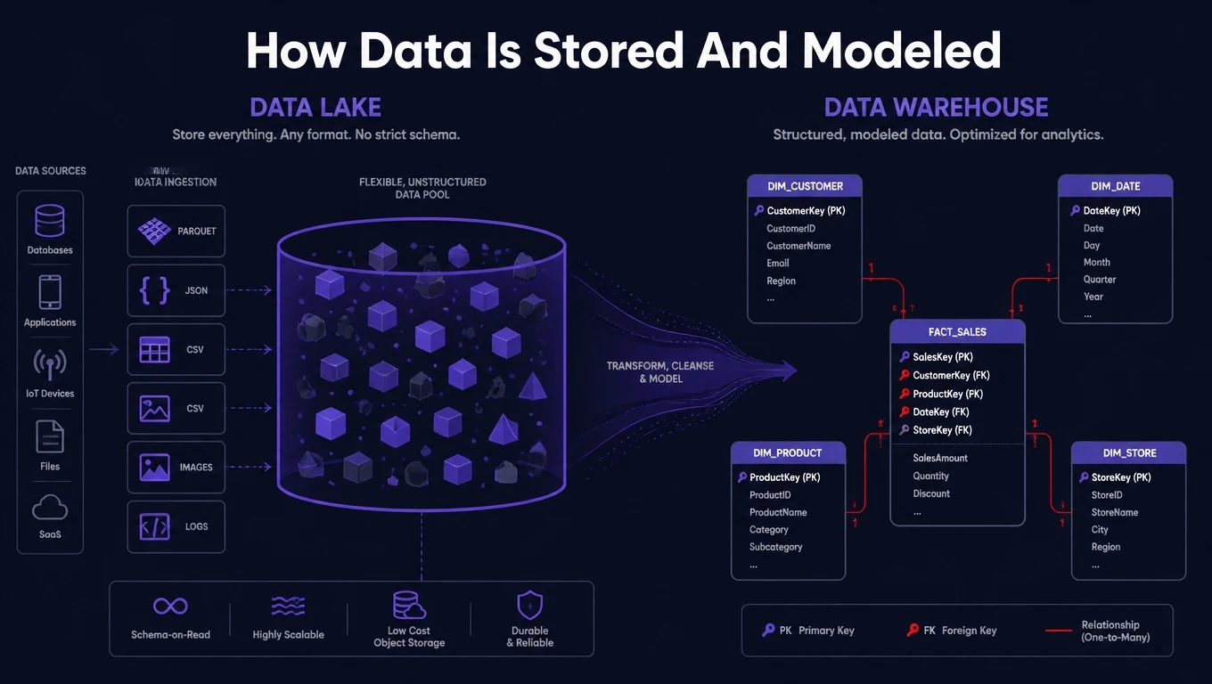 How Data Is Stored And Modeled