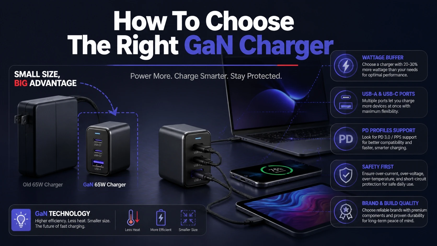 How To Choose The Right GaN Charger