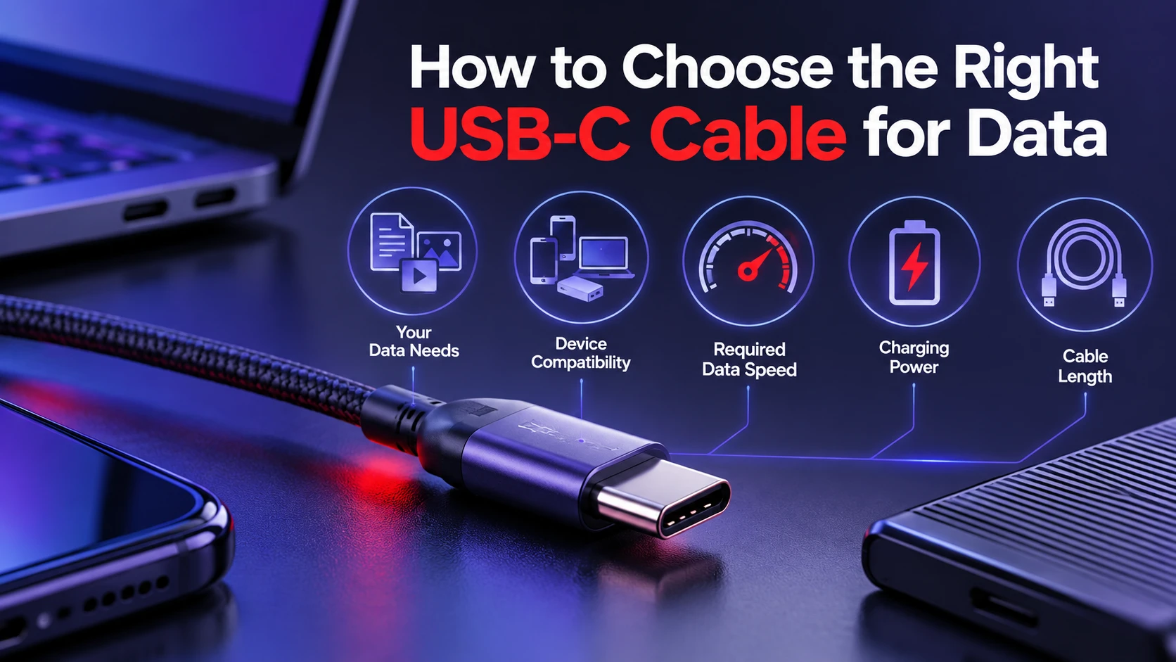 How to Choose the Right USB-C Cable for Data