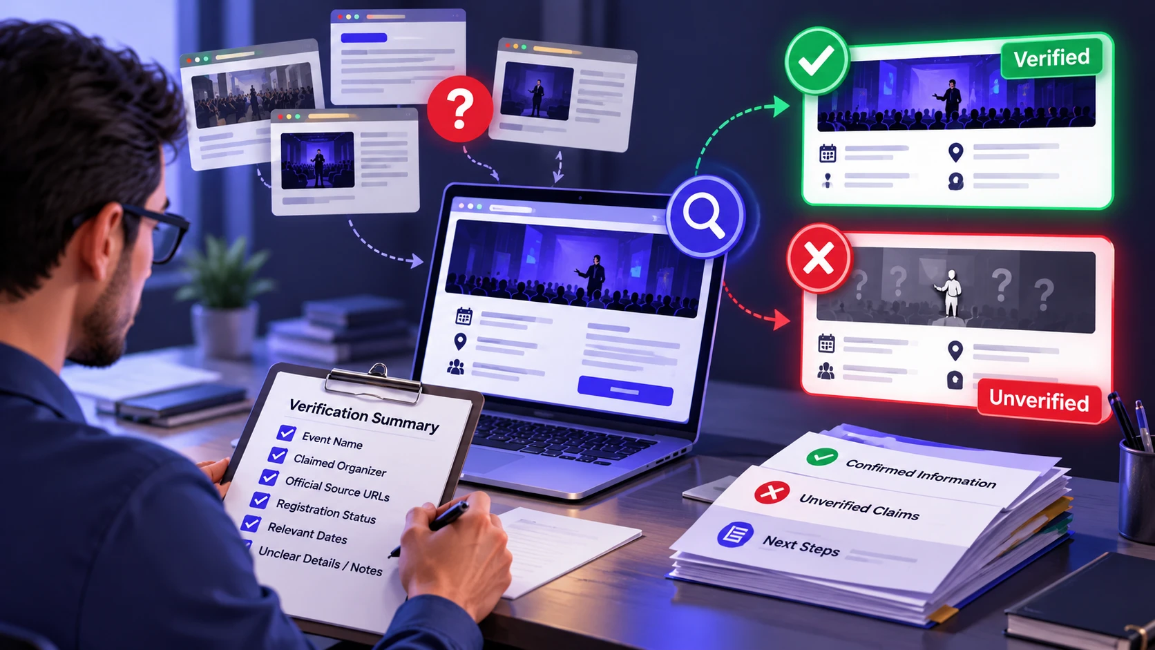 How to Document and Share Verified Event Information