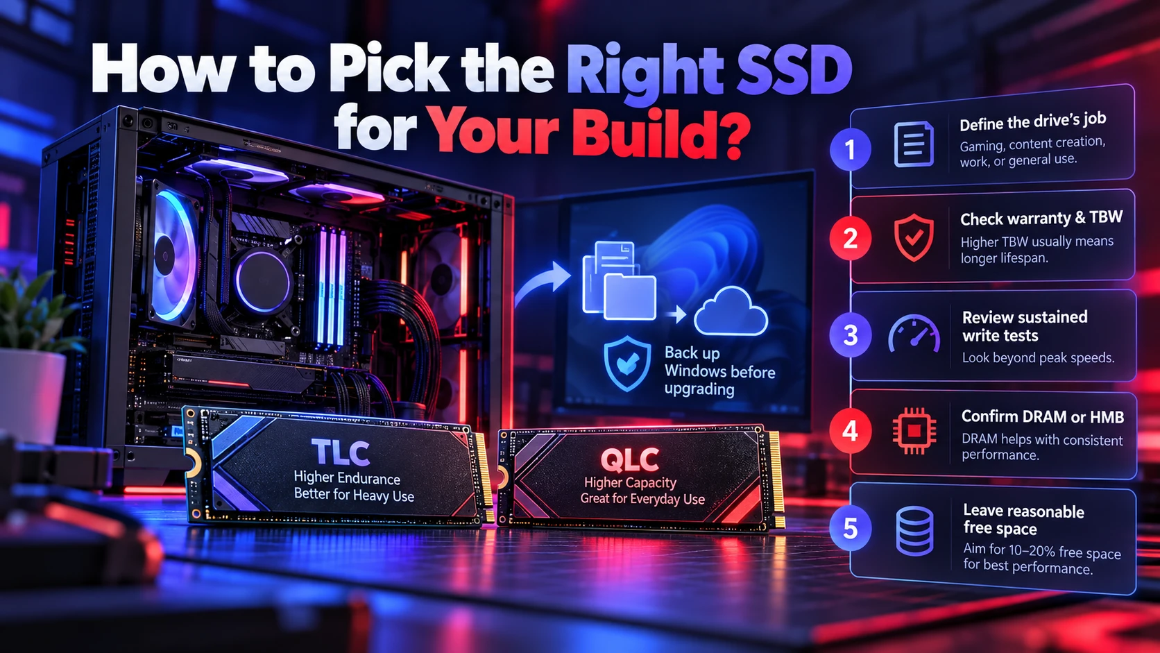 How to Pick the Right SSD for Your Build