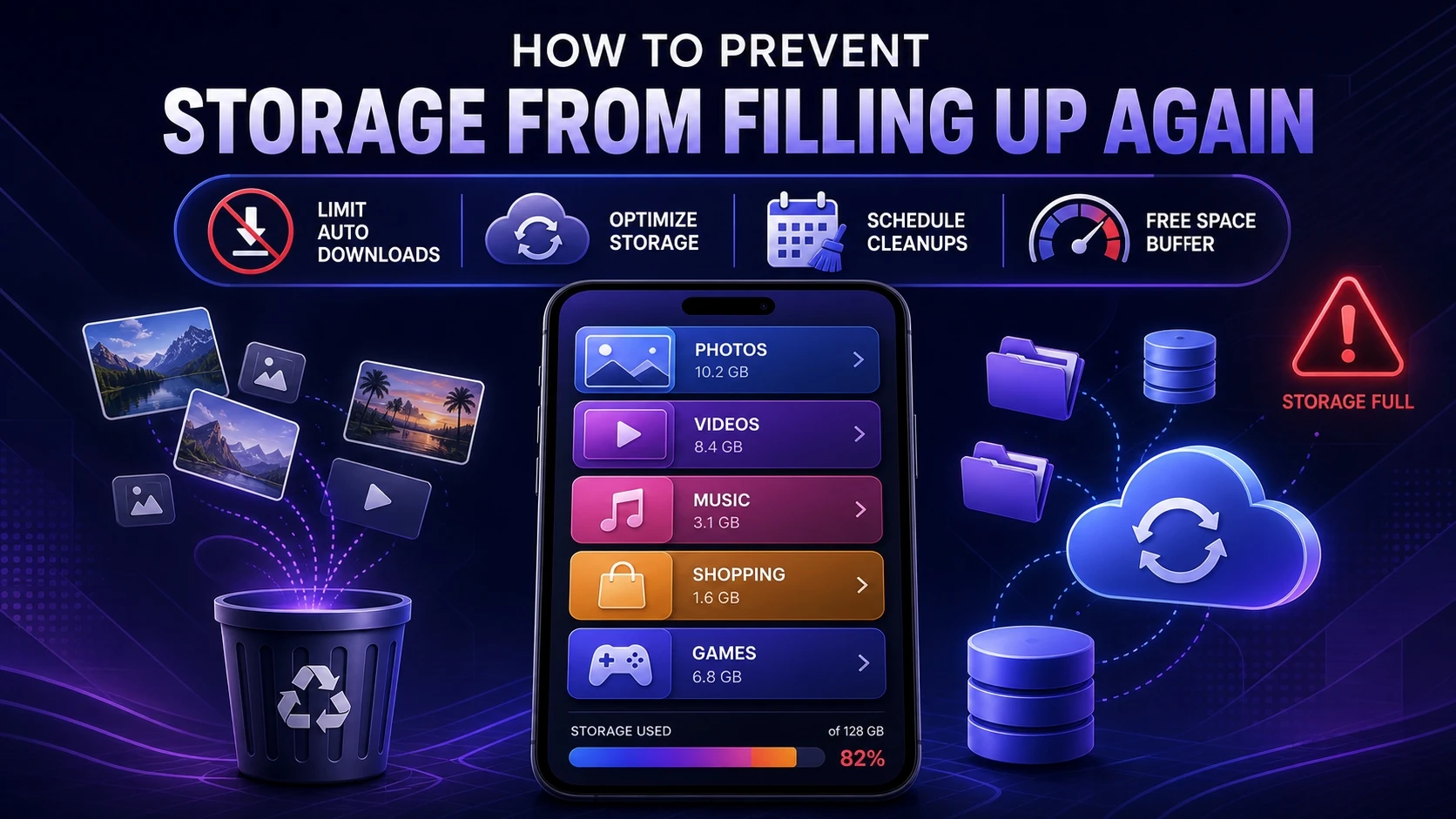 How To Prevent Storage From Filling Up Again