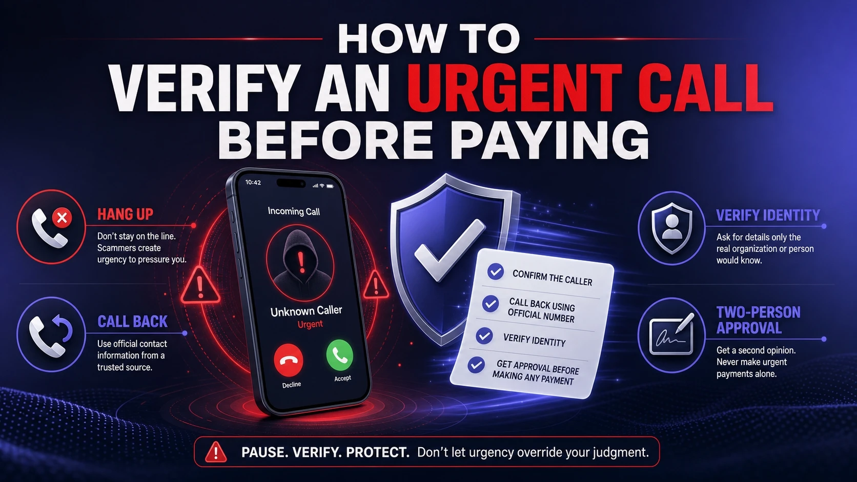 How To Verify An Urgent Call Before Paying