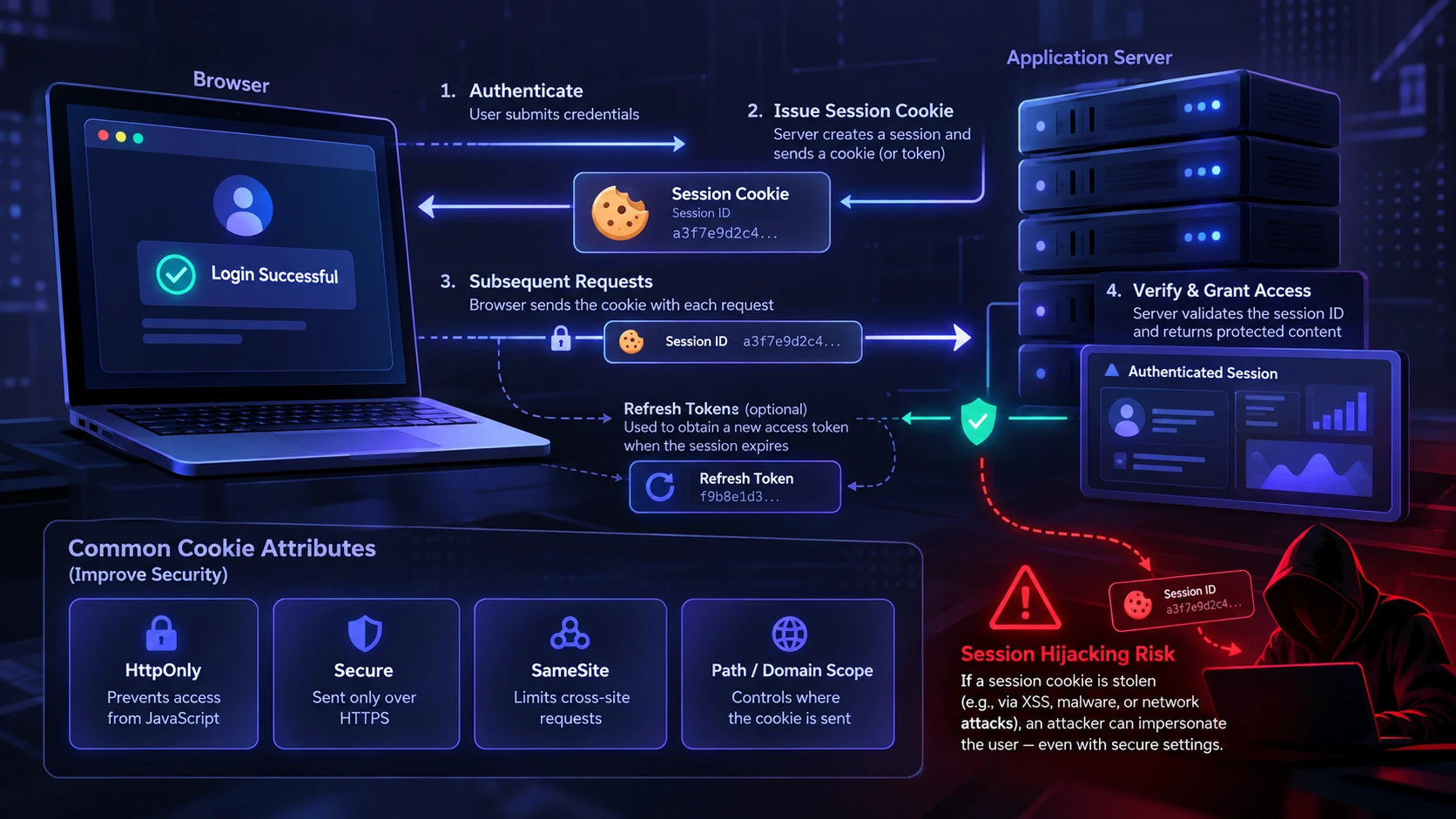 How Web Sessions and Cookies Work