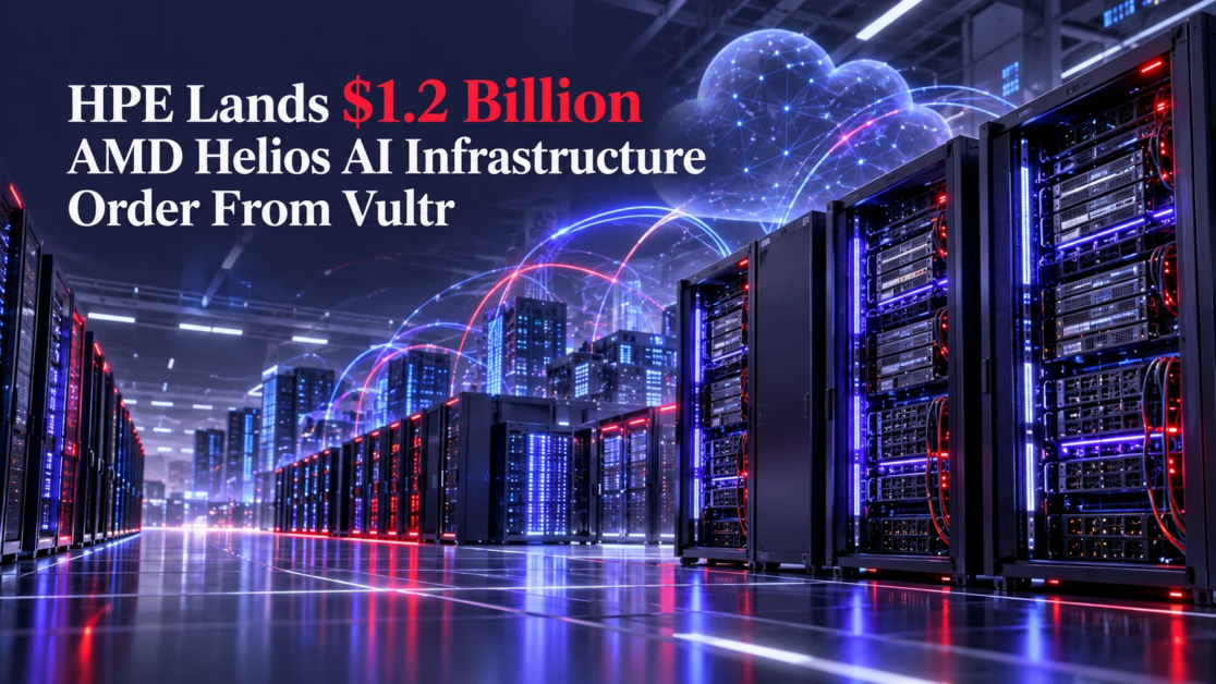 HPE Lands $1.2 Billion AMD Helios AI Infrastructure Order From Vultr