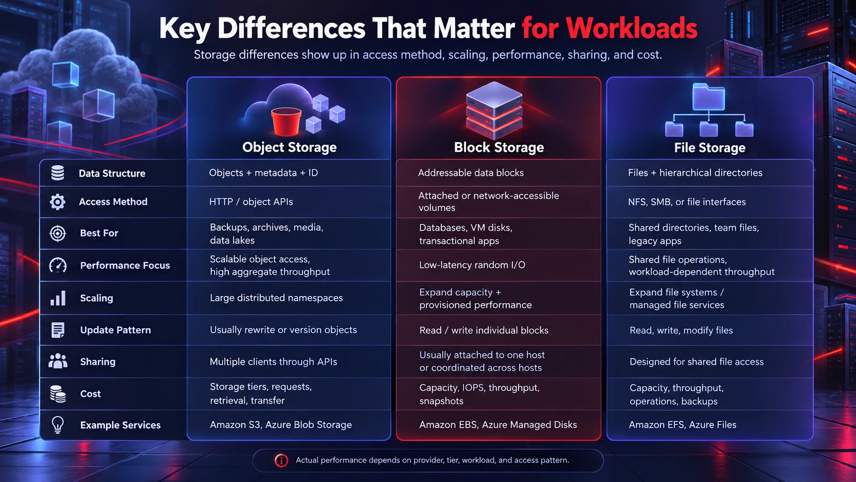 Key Differences That Matter for Workloads