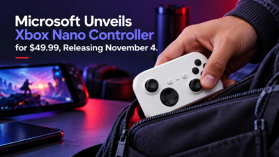Microsoft Unveils Xbox Nano Controller for $49.99, Releasing November 4