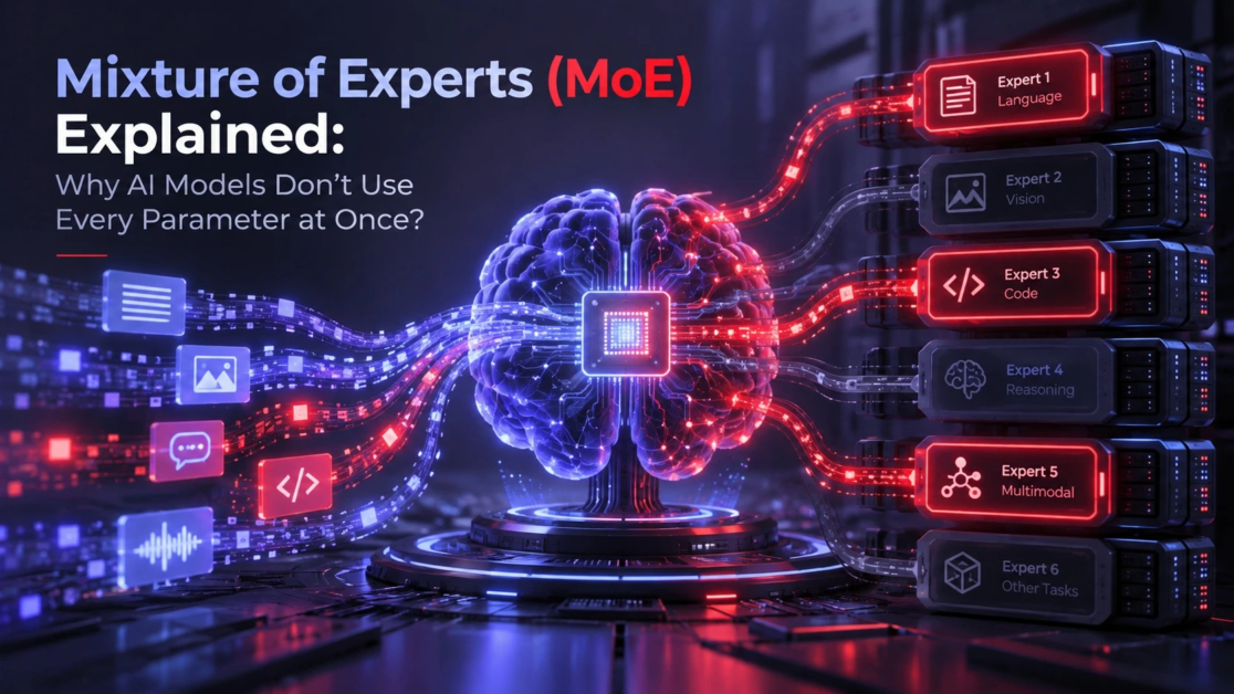 Mixture of Experts (MoE) Explained Why AI Models Don’t Use Every Parameter at Once