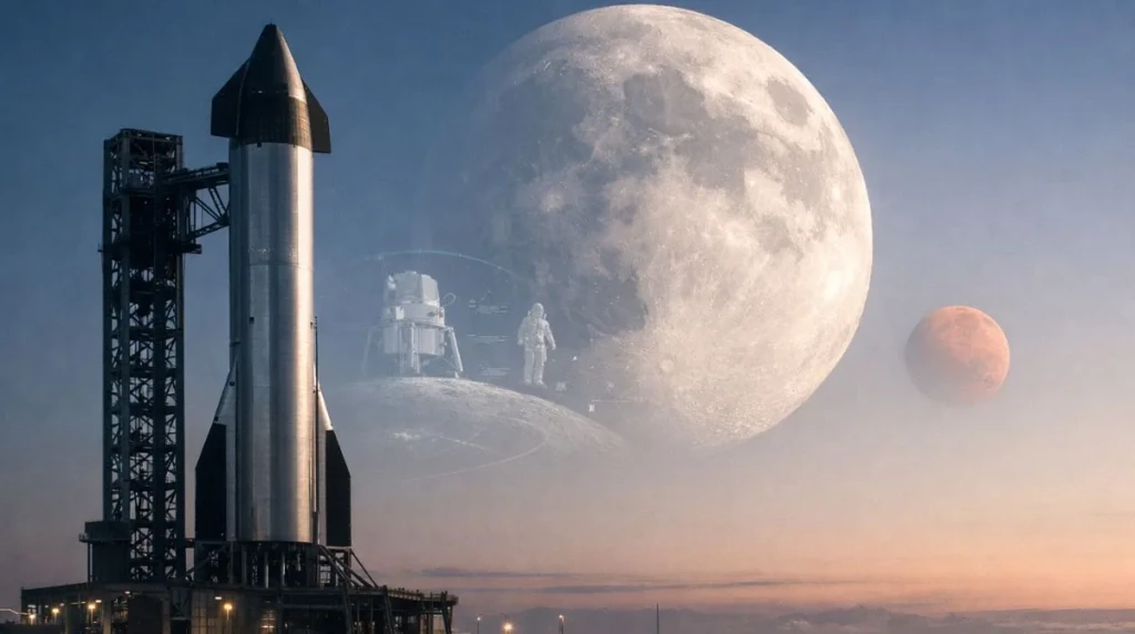 Musk scraps 2026 Mars mission as SpaceX prioritizes lunar landings and Starship development