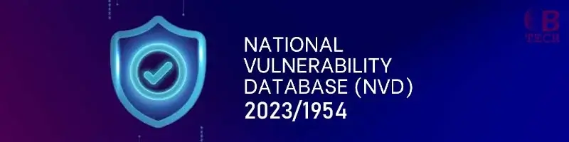 The National Vulnerability Database Entry: CVE-2023-1954