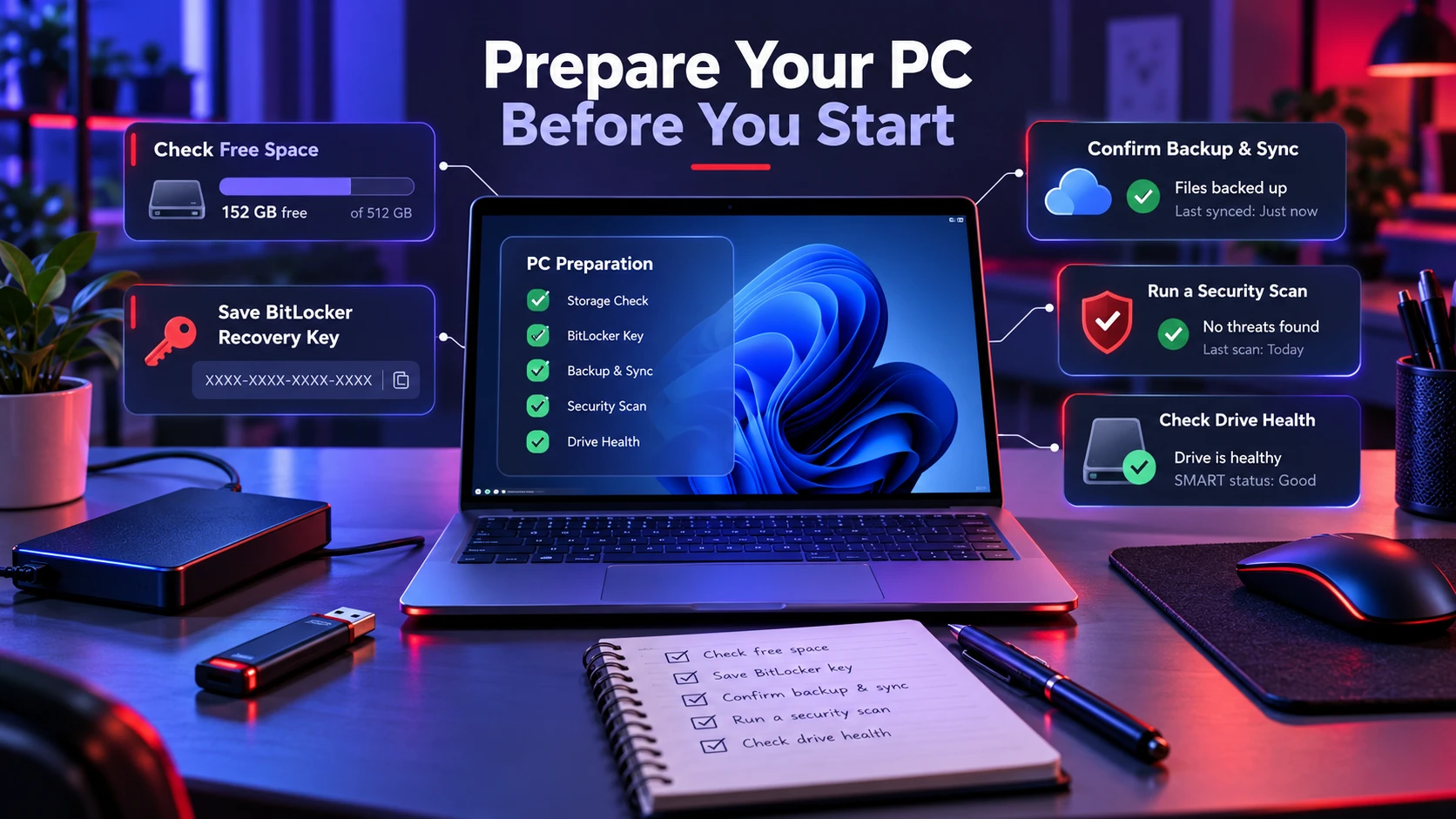 Prepare Your PC Before You Start