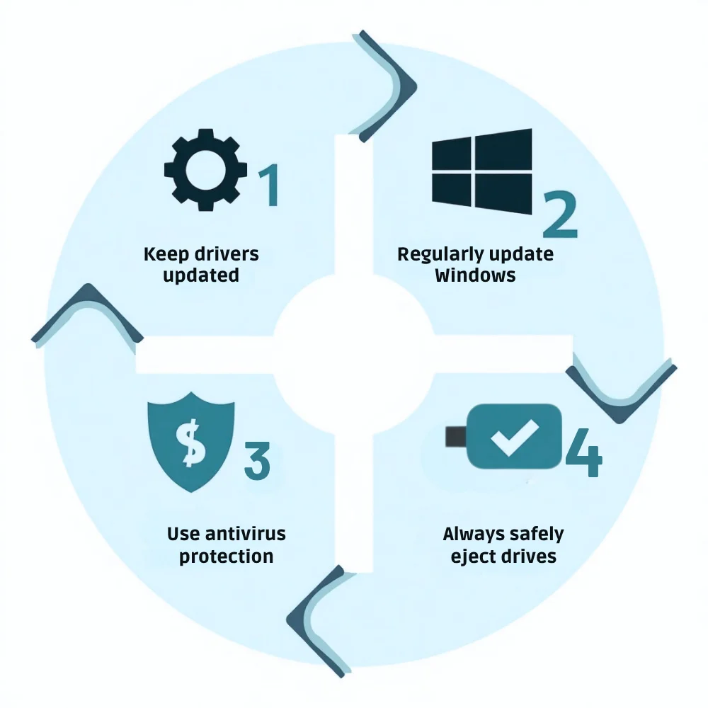 Infographic on preventing driver issues