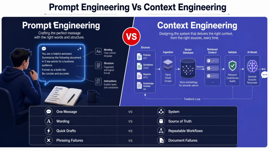 Prompt Engineering Vs Context Engineering