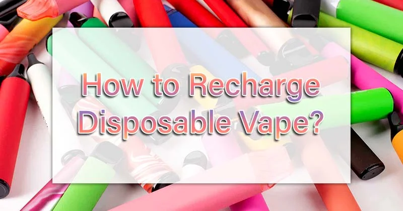How to Recharge a Disposable Vape? - Understanding & Process