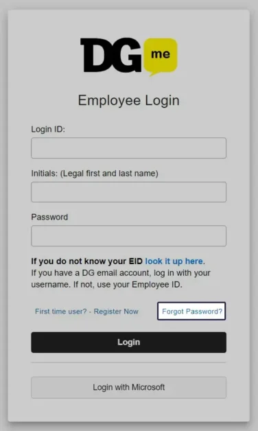 Recover forgotten password of DGME