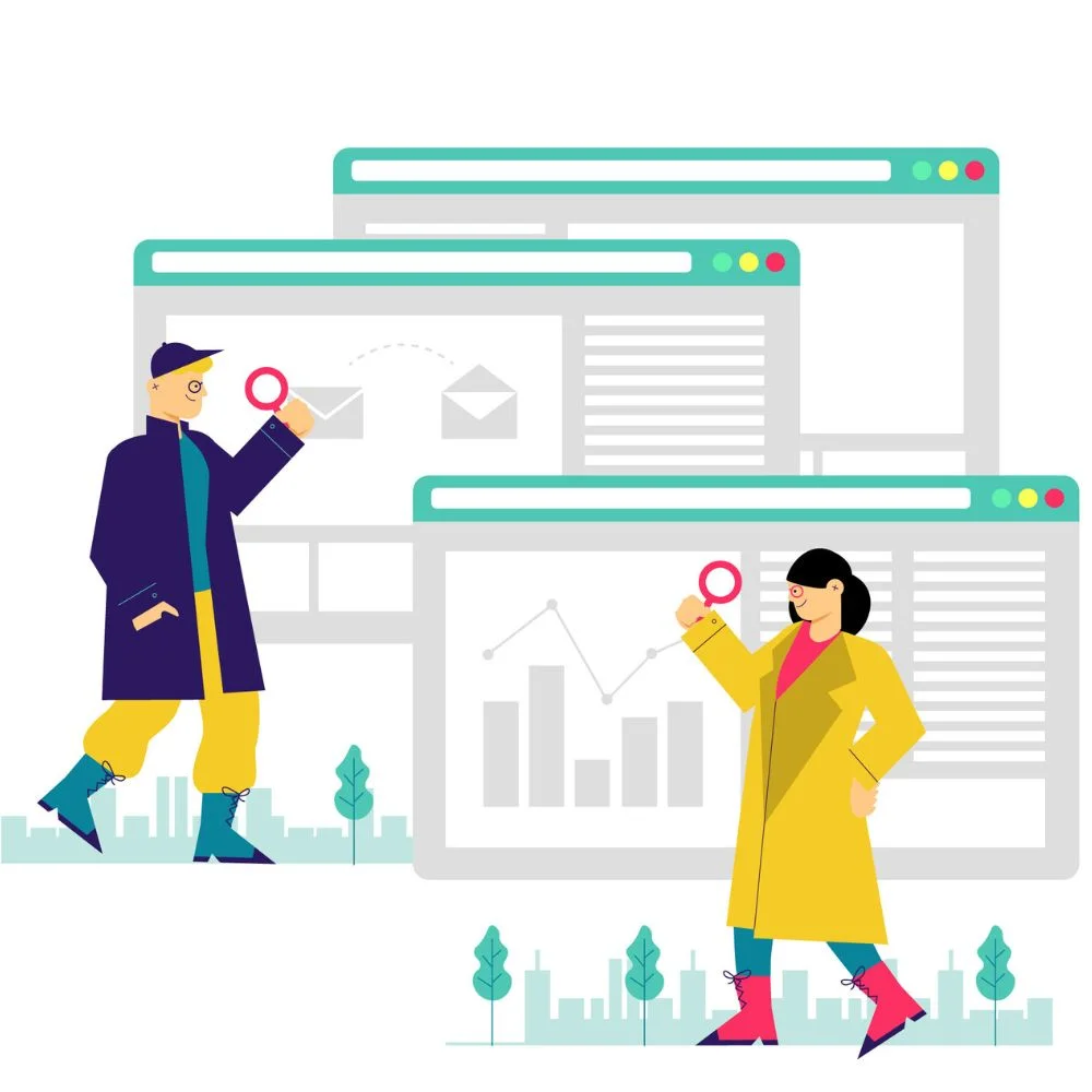 search concept landing page