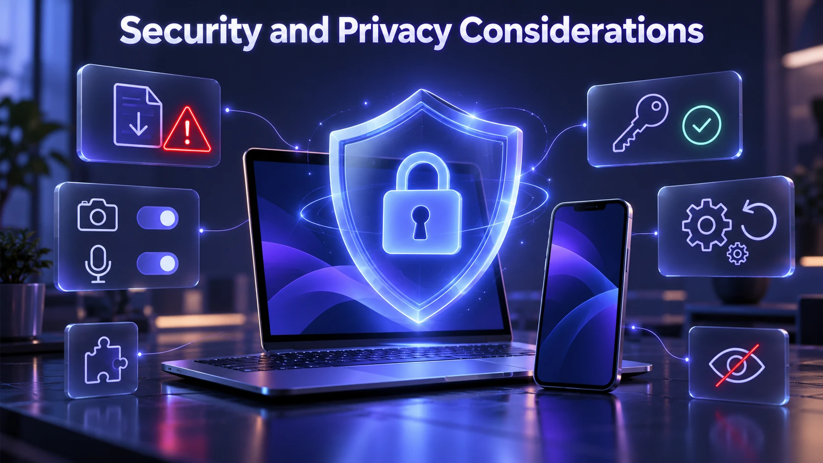 TechnoTrick Security and Privacy Considerations