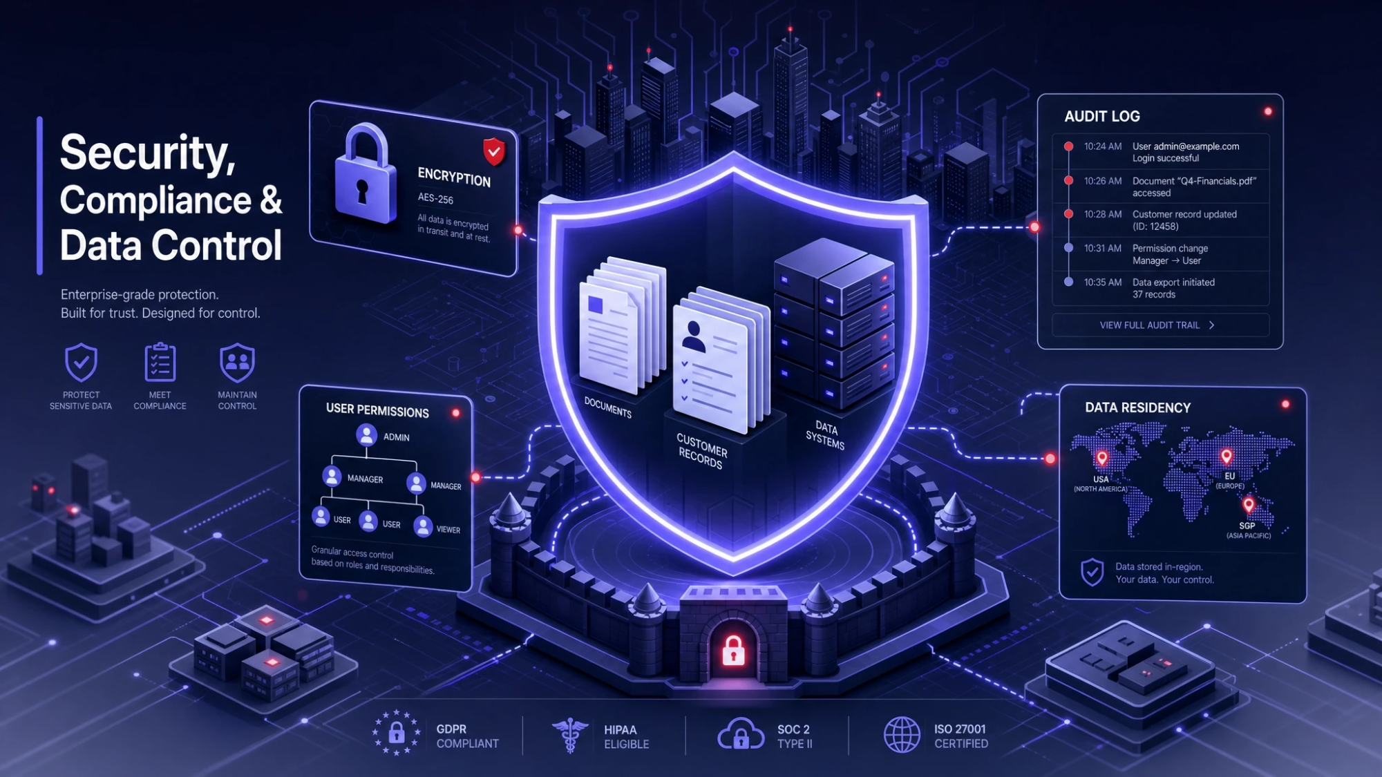 Security, Compliance & Data Control