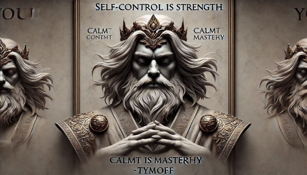 self-control is strength. calmness is mastery. you - tymoff