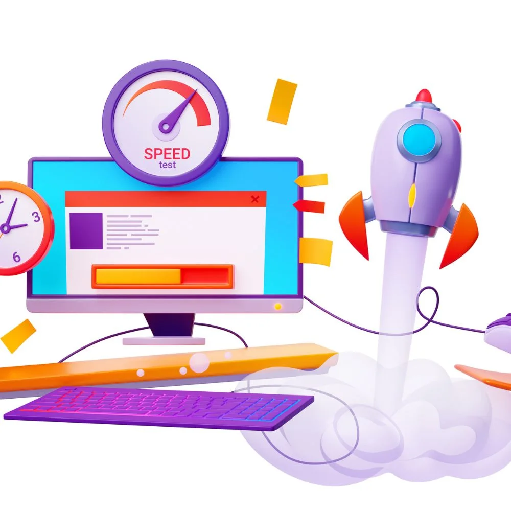 transfer files landing page concept