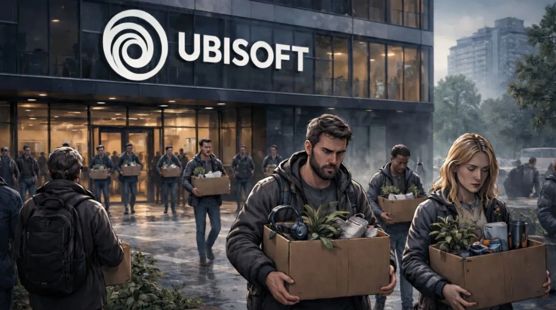 Employees exit Ubisoft offices following layoffs affecting Massive Entertainment and Ubisoft Stockholm studios