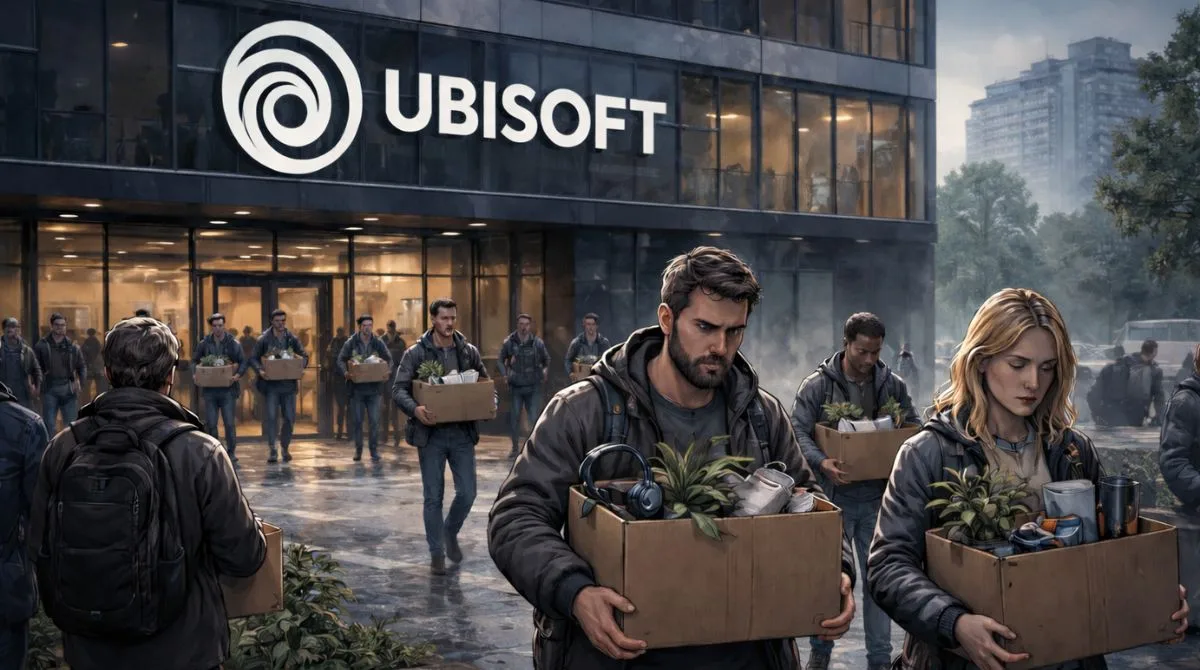 Employees exit Ubisoft offices following layoffs affecting Massive Entertainment and Ubisoft Stockholm studios