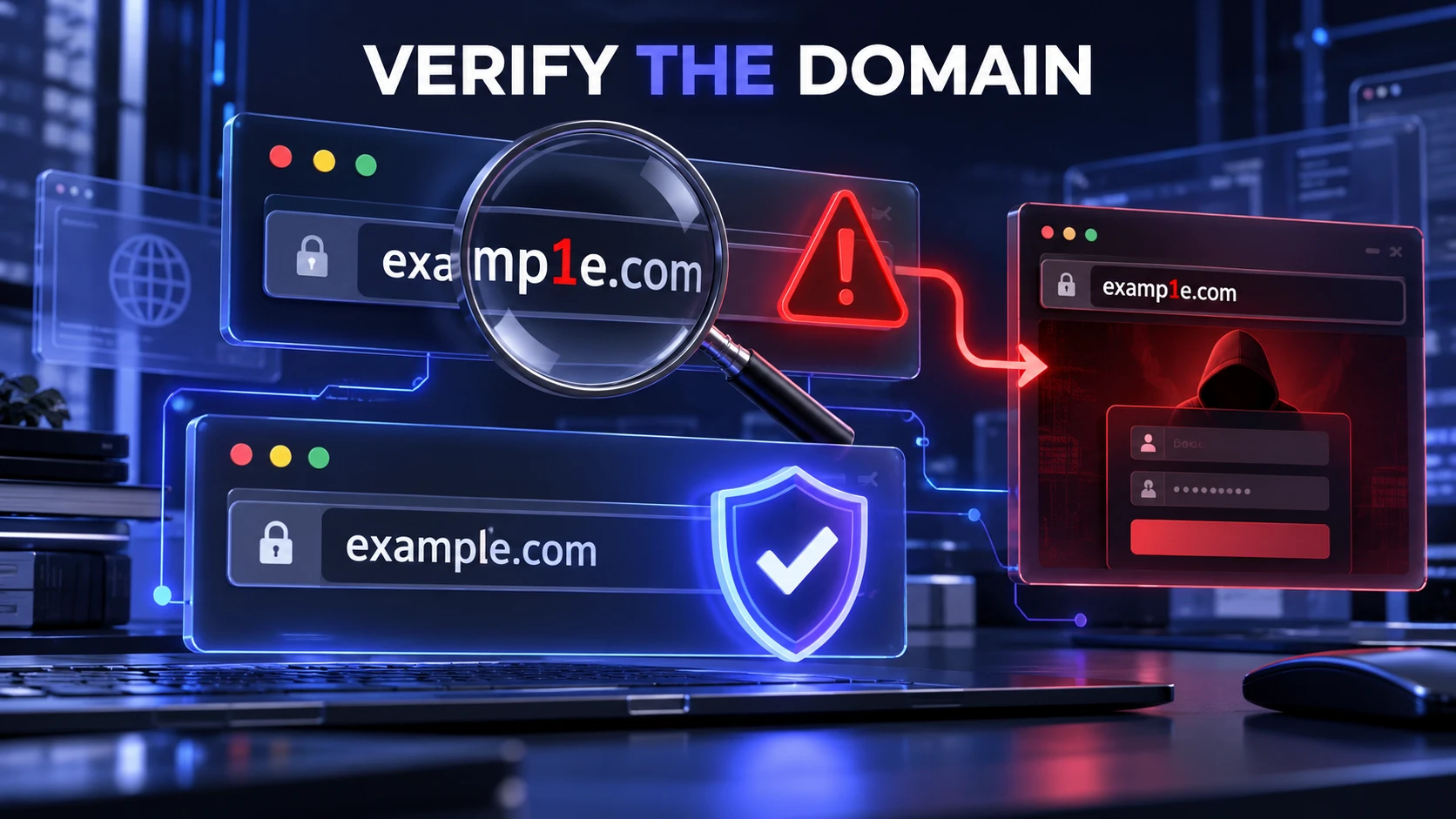 Verify The Exact Website Address Before Trusting It