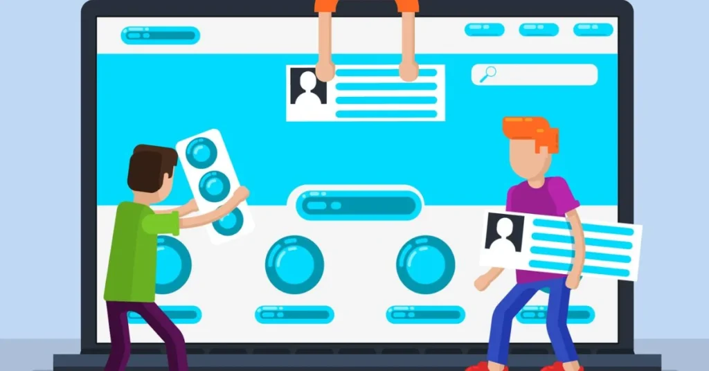 web design concept background.