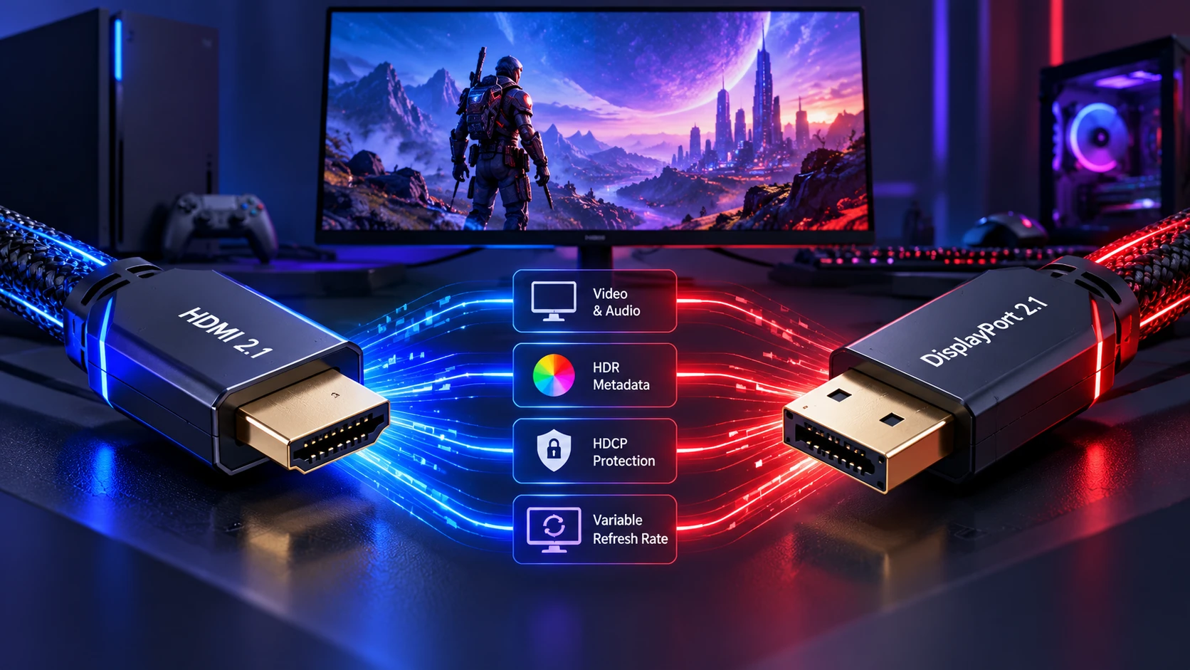 What HDMI 2.1 and DisplayPort 2.1 Really Control