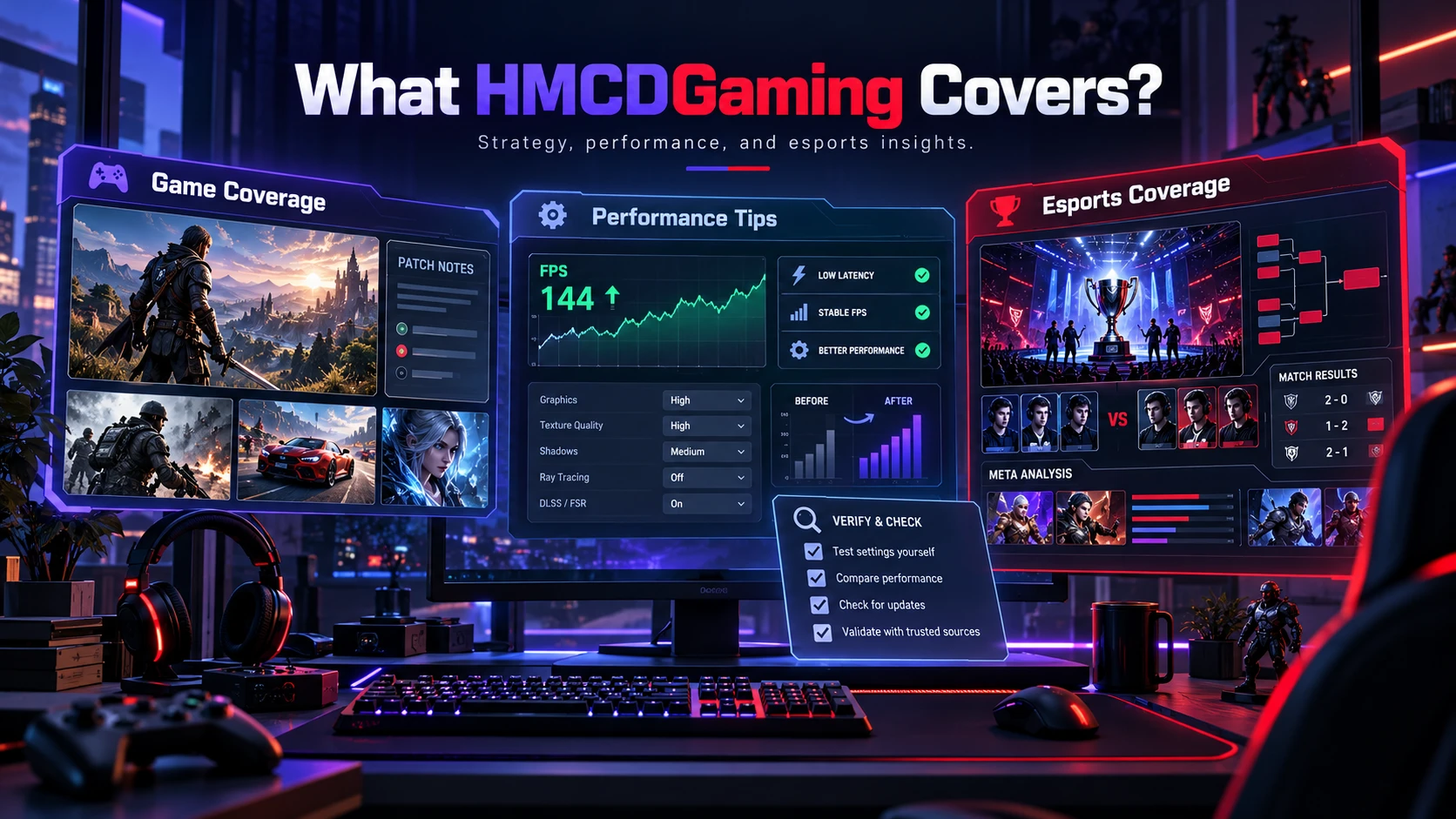 What HMCDGaming Covers