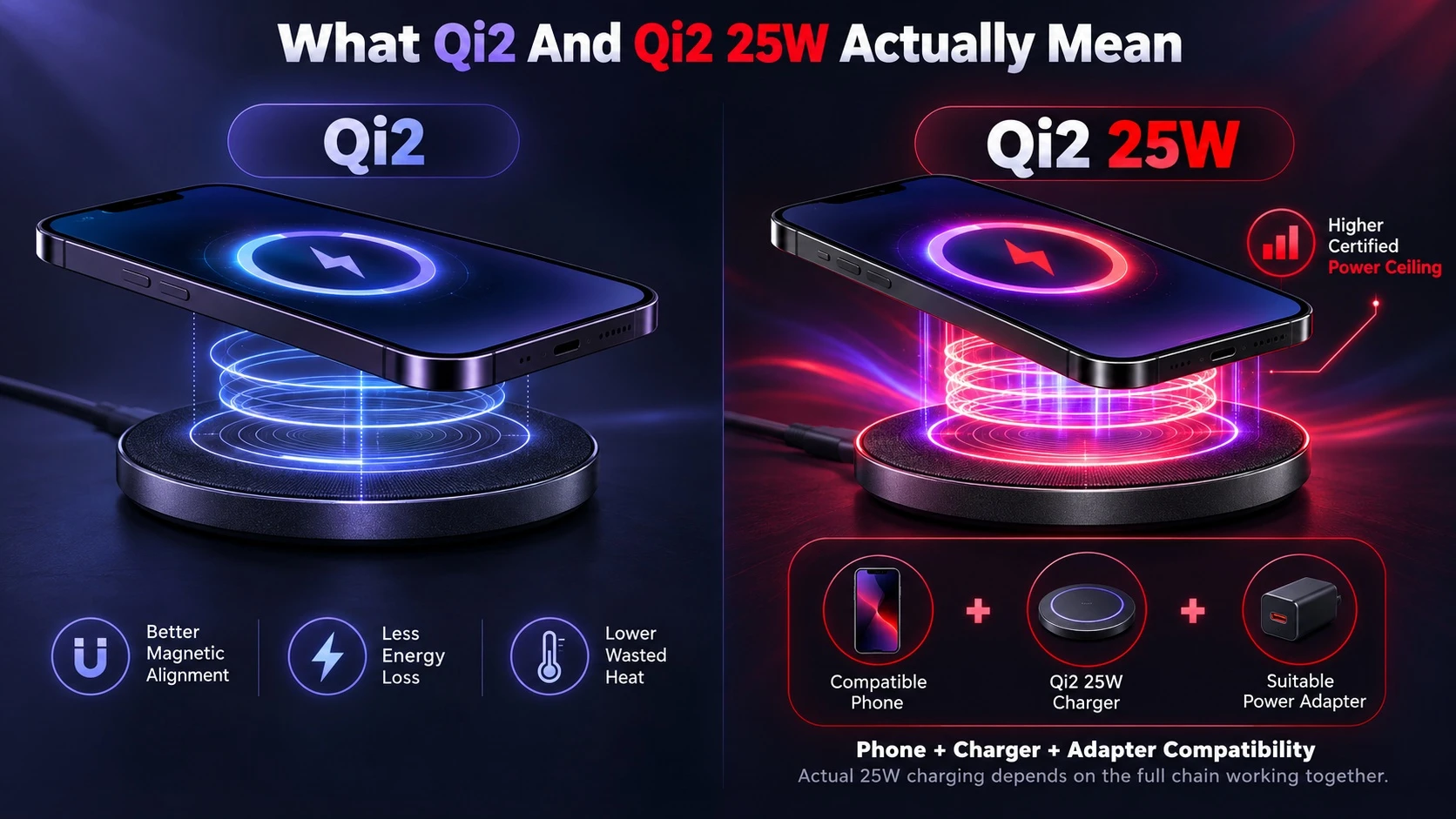 What Qi2 And Qi2 25W Actually Mean