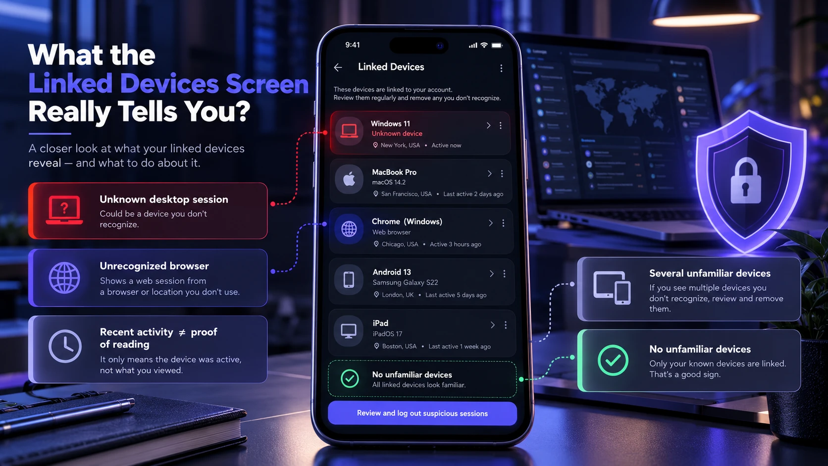 What the Linked Devices Screen Really Tells You