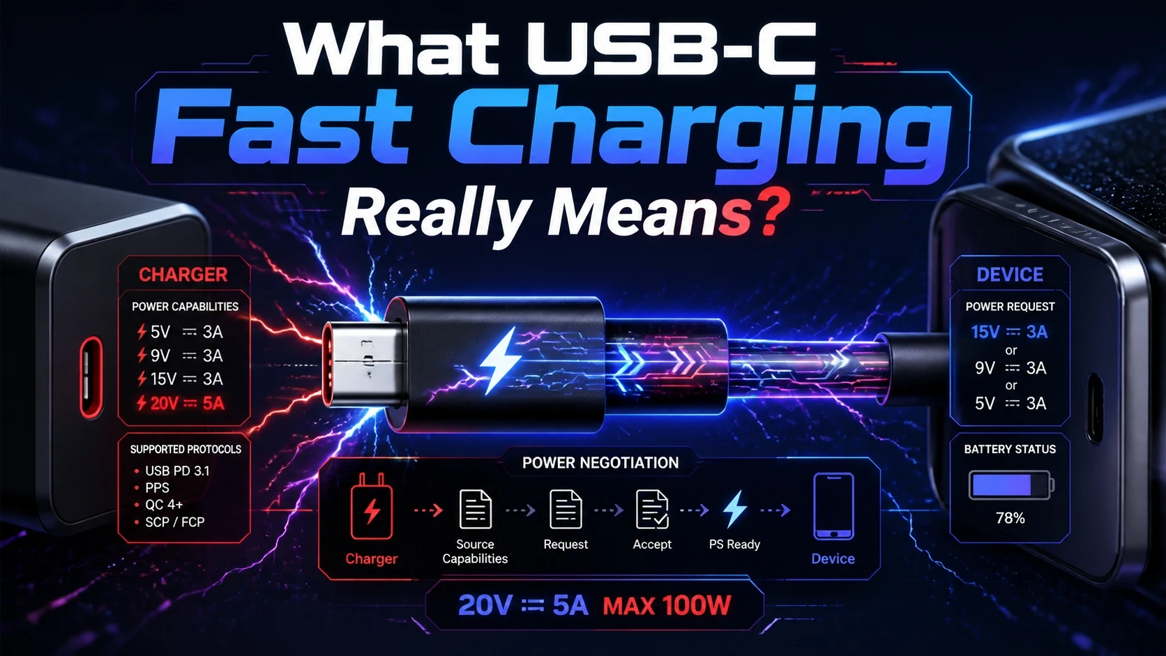 What USB-C Fast Charging Really Means