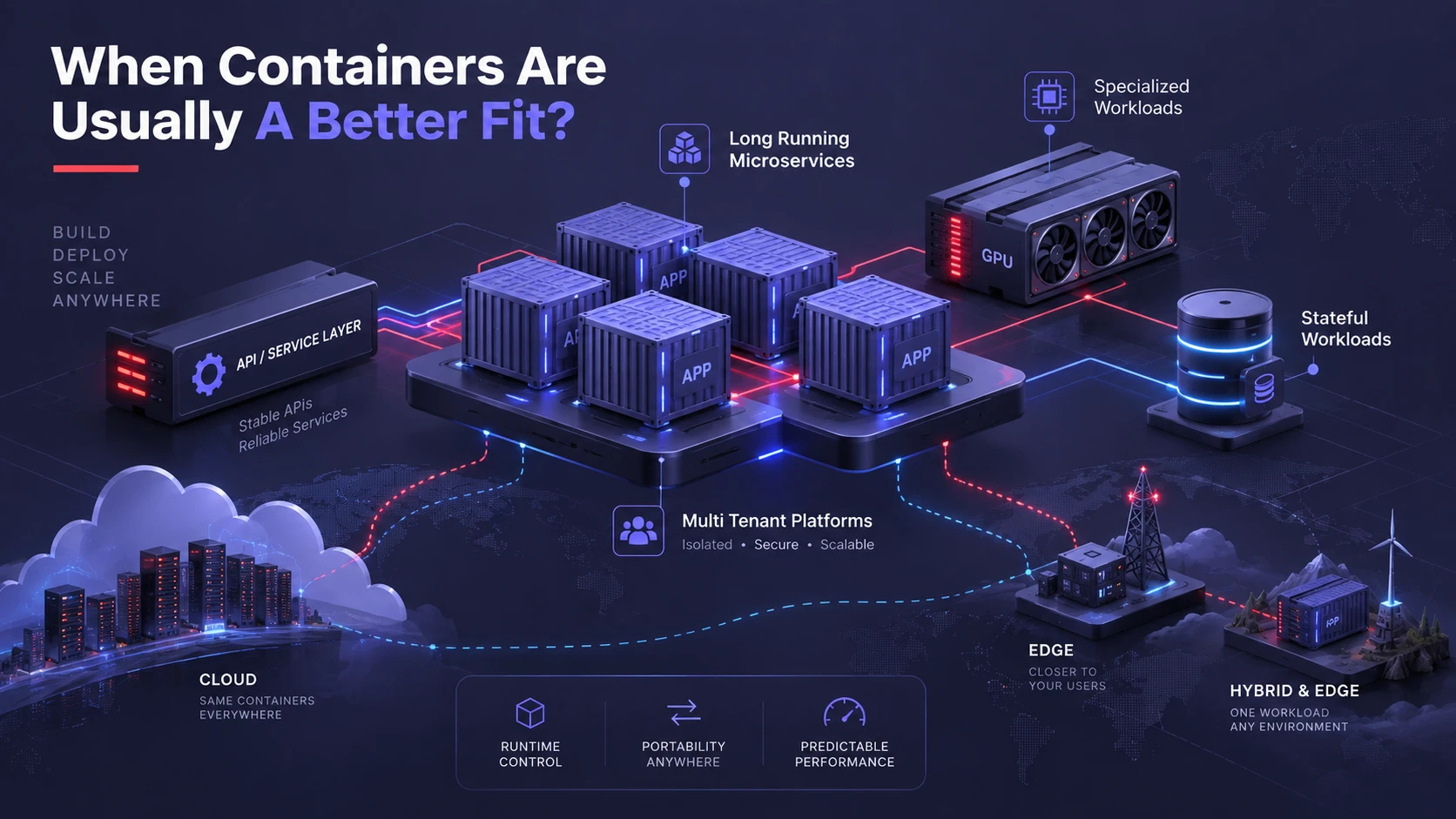 When Containers Are Usually A Better Fit