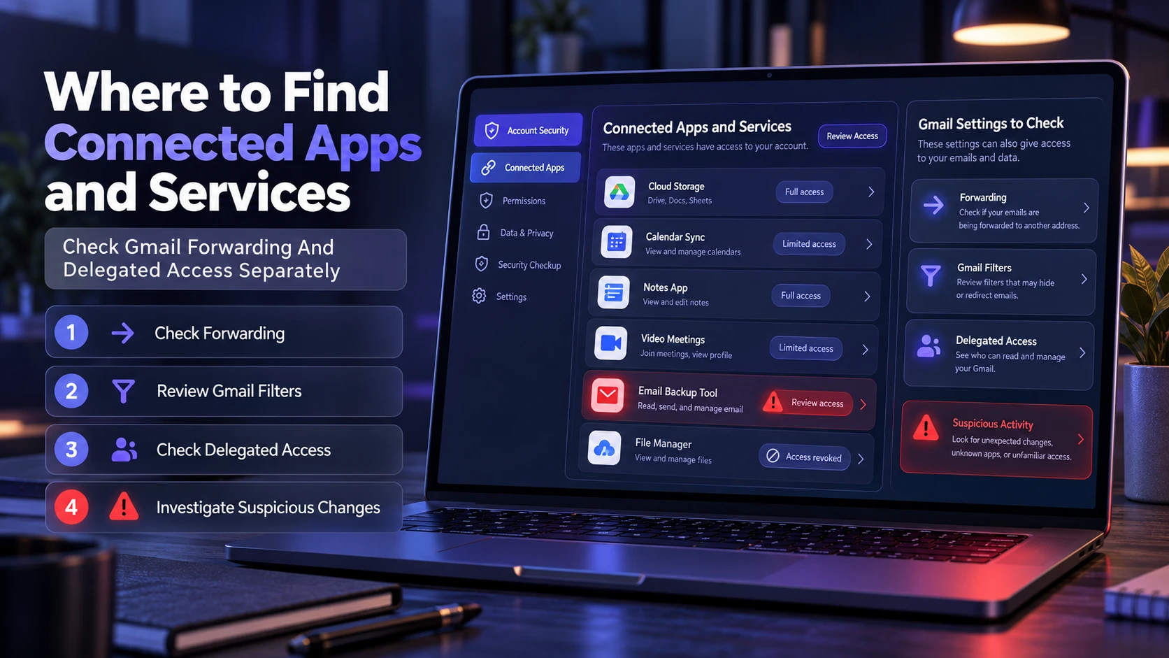 Where to Find Connected Apps and Services